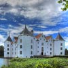 Das herrliche Wasserschloss Glücksburg in den Nähe von Flensburg
